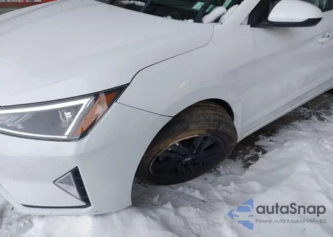 2019 Hyundai Elantra Sel z USA, uszkodzony, nr VIN 5NPD84LF9KH477792